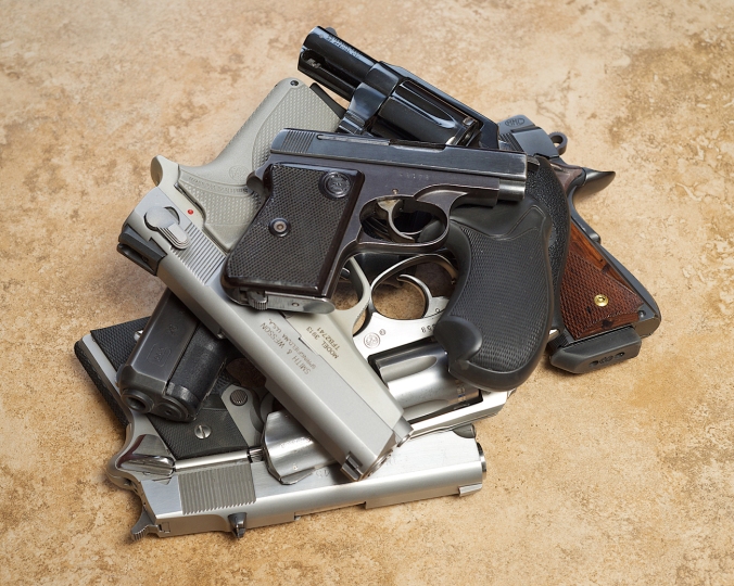 pistols and revolvers