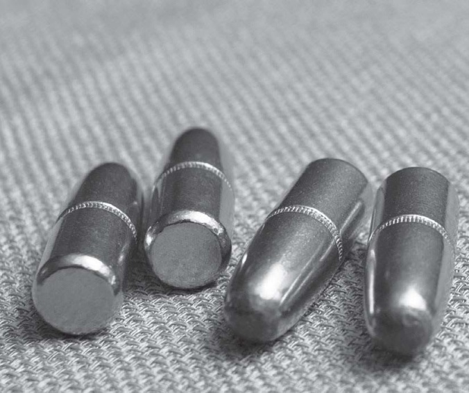 Round nose bullets. (J.P. Fielding photo)