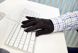warm typing gloves