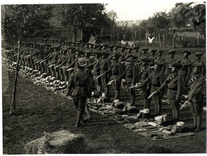 World War I nepalese soldiers with kukri